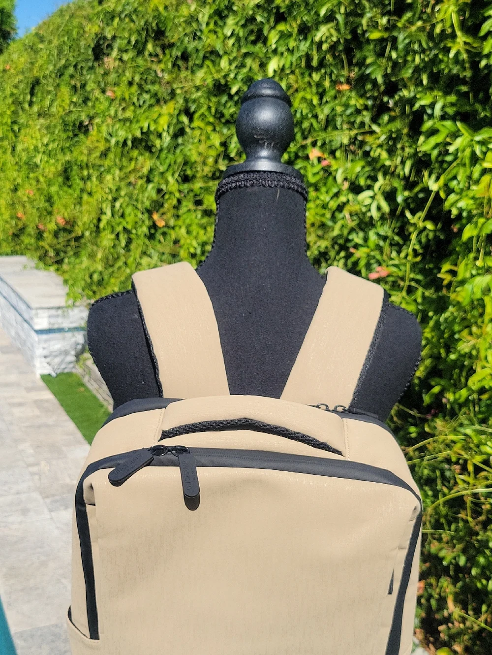 Duchamp Rubberized Snow Minimalist Laptop Backpack